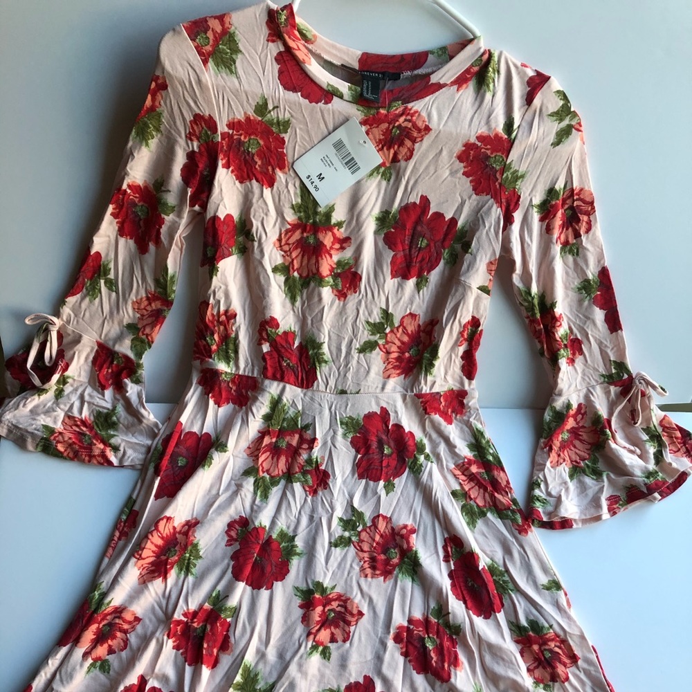Flirty floral dress